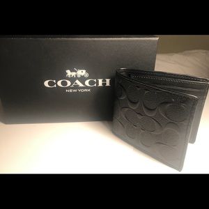 Authentic signature coach wallet
